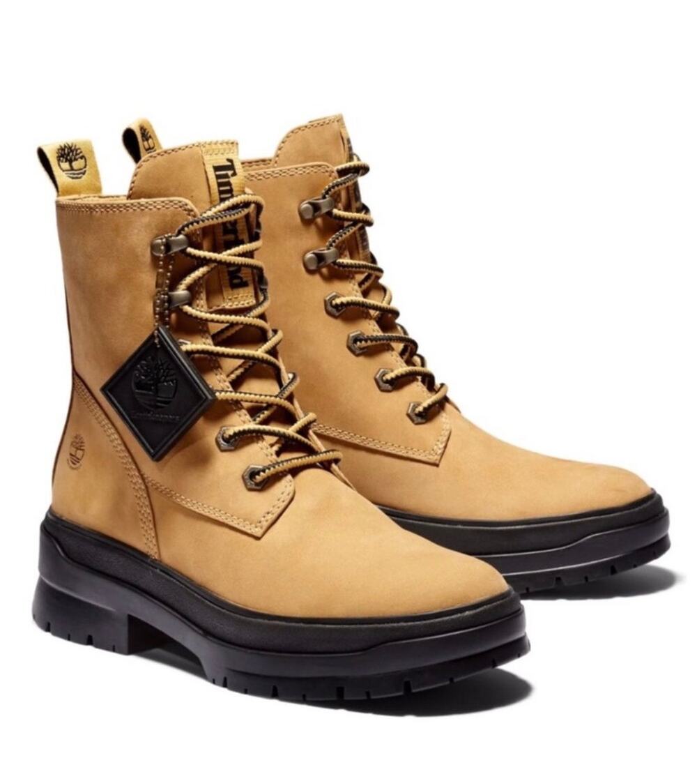 TIMBERLAND WOMEN'S 6.5 MALYNN EK+ WP MID BOOT WHEAT NUBUCK NIB